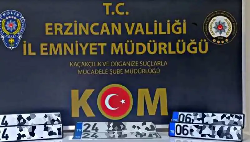 Erzincan’da APP Plaka Operasyonu: Hırsızlığın Arkasındaki Çeteye Darbe