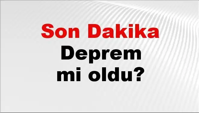 Kütahya'da Deprem Panik Yarattı: Son Durum ve Detaylar