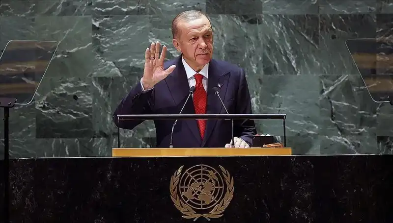 Cumhurbaşkanı Erdoğan, Birleşmiş Milletler Genel Kurulu'nda Gazze Konusunu Gündeme Getiriyor